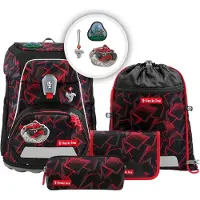 Step by step schooltas FIT Schulranzen-Set 5-delig Ninja Yuma zwart