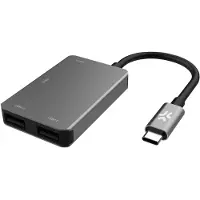 Celly PROHUB4IN1SV, USB 2.0 Type-C, USB Type C, grijs, 1 stuk