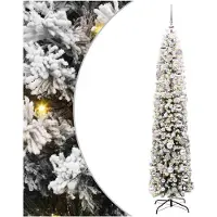 vidaXL Kunstkerstboom Groen 180 cm PVC en Staal en Kunststof
