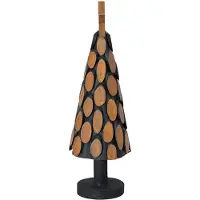 vidaXL Kerstboom Bruin 61 cm Massief Teakhout