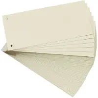 Herlitz Scheidingsstroken A4+ Vaalgeel Karton Rechthoekig 190 g/m² 300002791 100 Stuks