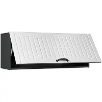 Vicco Hangkast Fame-Line, Wit Landhuis/Antraciet, 100 cm