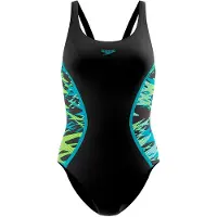 Speedo Hyperboom Splice Muscleback Swimsuit Zwart 32 Vrouw