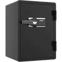 Rottner BlackFire 700 Brandwerende Kluis – Elektronisch Slot met Vingerafdruk – Grafietzwart