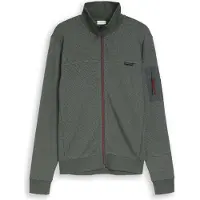 Tom Tailor Sweatvest olijfgroen