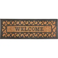 Esschert Design | Deurmat Welkom | Rubber en kokosnoot | 75x25cm