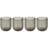 Pols Potten Tumbler Rooftop Light Grey (Set van 4)