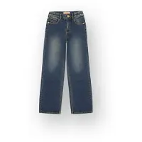 Vingino Meisjes Wide Leg Jeans Cato Meisje Blauw 104