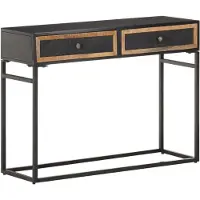 vidaXL Wandtafel 100x35x75 cm massief mangohout