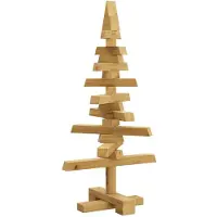 vidaXL Houten kerstboom KOTKA 60 cm Massief grenenhout