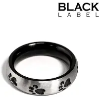 Black Label - Puppy Paw Donut Cockring - RVS 47.5 mm