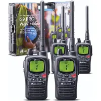 Midland G9 Pro 4er Kofferset C1385.05 PMR-portofoon