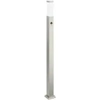 vidaXL Bolderverlichting met sensor 110 cm roestvrij staal IP44