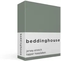 Beddinghouse katoen - Topper Hoeslaken - 180 x 200/220 cm Pocket depth: 25 cm - Groen