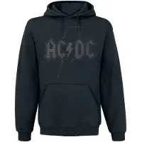 AC/DC Trui met capuchon - Logo Black - S tot 5XL - voor Mannen - zwart | Maat 3XL