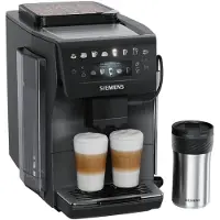 Siemens Automatische espressomachine EQ600 iAroma TP607ET5 15 bar 1500 W Donker roestvrij staal