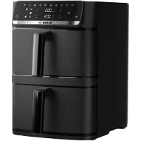 Bosch Olievrije friteuse Air Fryer Serie 6 Double Stack Drawer MAFD661B4 12 L 2800 W Zwart