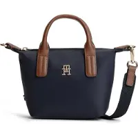 Tommy Hilfiger Handtas 'POPETTE' donkerblauw / bruin