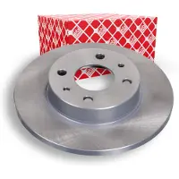 FEBI BILSTEIN Remschijf 10619, voorkant, achter, volledig, 1 Stuk