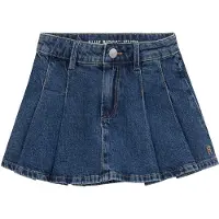 We fashion Blue Ridge spijkerrok met plooien - mediumblauw Meisjes Denim - maat 110/116