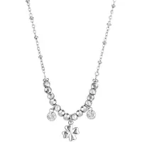 Brosway CHAKRA BHKN163 STAINLESS STEEL KLAVER KETTING MET KRISTALLEN 1 STUK