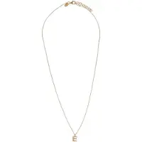 Alisia AL4258.01.905 GOLD-PLATED LETTER E KETTING MET PARELS 1 STUK