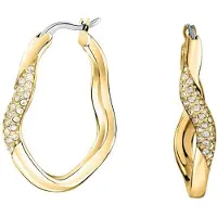 Morellato DESIGN SAYP08 GOLD-PLATED OORRINGEN MET TRANSPARANTE KRISTALLEN 1 PAAR