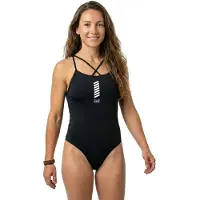 Emporio Armani Dames Watersport zwembroek zwart (S), Casual, Strandkleding, Polyester 7W000285_AF20663