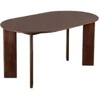 Lewis & Loft Eettafel Lila - Ovaal - 160 x 90 cm - FSC-gecertificeerd mangohout - Brown