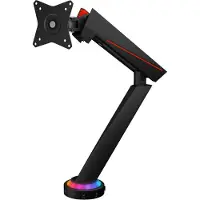 Icy Box Monitorstandaard IcyBox 1 Monitor tot RGB, USB 3.0 (Tabel, 32"), Monitorsteun, Zwart