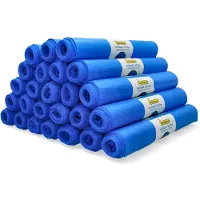123schoon Aanbieding: 25x Vuilniszakken 120 liter | 20 stuks | Blauw | huismerk