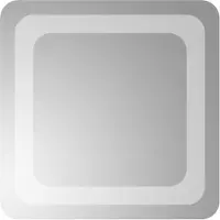 vidaXL LED Badkamerspiegel Transparant 30 x 30 cm gehard glas