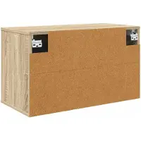 vidaXL Wandmeubel voor televisie, HEESCH, 69 x 33 x 40 cm, Sonoma-eik