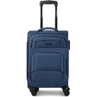 SMARTBOX Edition 04 4 wielen Cabinewagen 55 cm met uitbreidingsplooi - Zachte bagage - Combinatieslot - navy