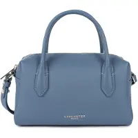 Lancaster Handtas 'Lancaster Sac trotteur Zippé Donna Cube Bleu Jeans' blauw