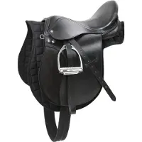 Kerbl Selle Cuir Noir
