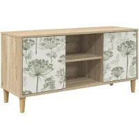 vidaXL Tv-meubel GOTHA 102 x 33 x 50 cm Sonoma Bewerkt hout