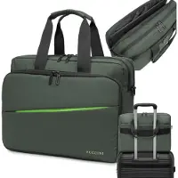 Puccini Colorado Laptoptas 15,6'' Groen PU - Stijlvolle Actetas