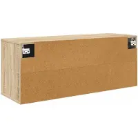 vidaXL Wand gemonteerd TV Kast GENNEP 102 x 33 x 40 cm Sonoma Eiken