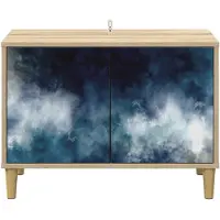vidaXL Tv-meubel RAALTE 69 x 33 x 50 cm Sonoma Bewerkt hout