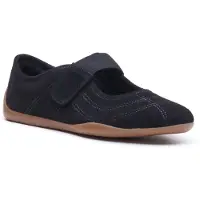 Hush puppies Juno Suède Sneakerina Leren Dames Zwarte Ballerina's