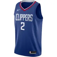 Nike Leonard LA Clippers basketbalshirt voor kinderen (Blauw)