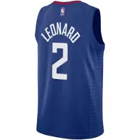 Nike Leonard LA Clippers basketbalshirt voor kinderen (Blauw)