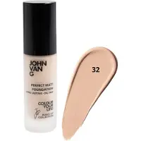 John van g - Perfect Matt Foundation Long Lasting Oil Free - 32 - PM - 20ml ml - 32 - PM - Beautywinkel