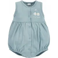 PINOKIO Romper Sweet Cherry Maat 68 Groen Katoen Zonder Mouwen