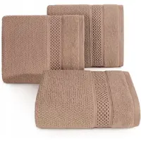 Eurofirany DANNY Badhanddoek 70x140cm - Zacht & Absorberend Katoen - Terracotta