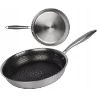 Edenberg RVS Koekenpan Honingraat 26cm - Inductie & Oven