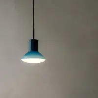 Grupa Products Hanglamp Onda, dimbaar, blauw, Woon-/ Eetkamer, Aluminium, Design, hanglamp