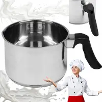 Brunbeste RVS Melkpan met Fluitje - 14cm - Geschikt voor Inductie
