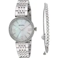 Bulova 96X153 Horloge - Staal - Zilverkleurig - Ø 30 mm